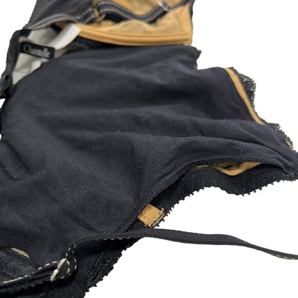 Chantelle Black Lace Underwire Bra #Size 40DD 105E Elegant Design & Comfortable - Picture 3 of 5